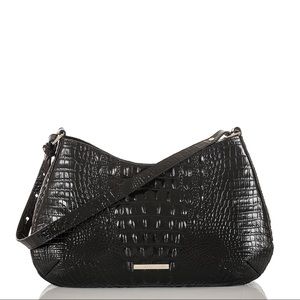 NWT Brahmin Leather Cayson Shoulder Bag - Black